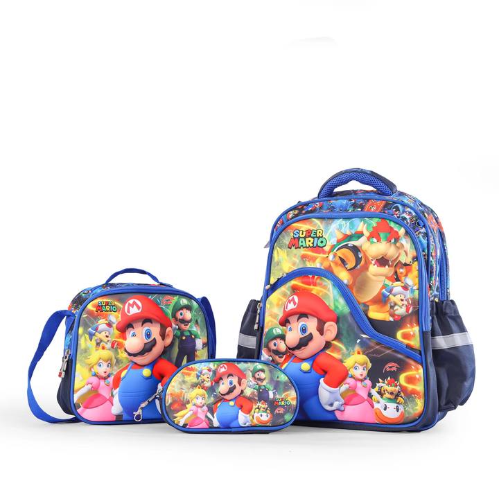 Super Mario Kids Backpack – Navy Blue