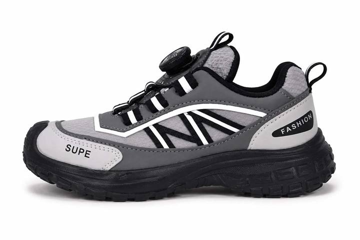 Kids Fashion Boot – Grey & Black/Grey – Style 2