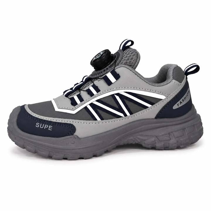 Kids Fashion Boot – Grey & Black/Grey – Style 2
