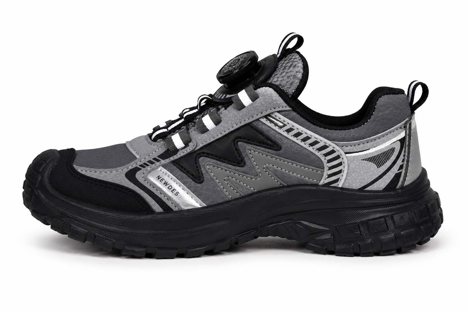 Kids Fashion Boot – Grey & Black/Grey – Style 1