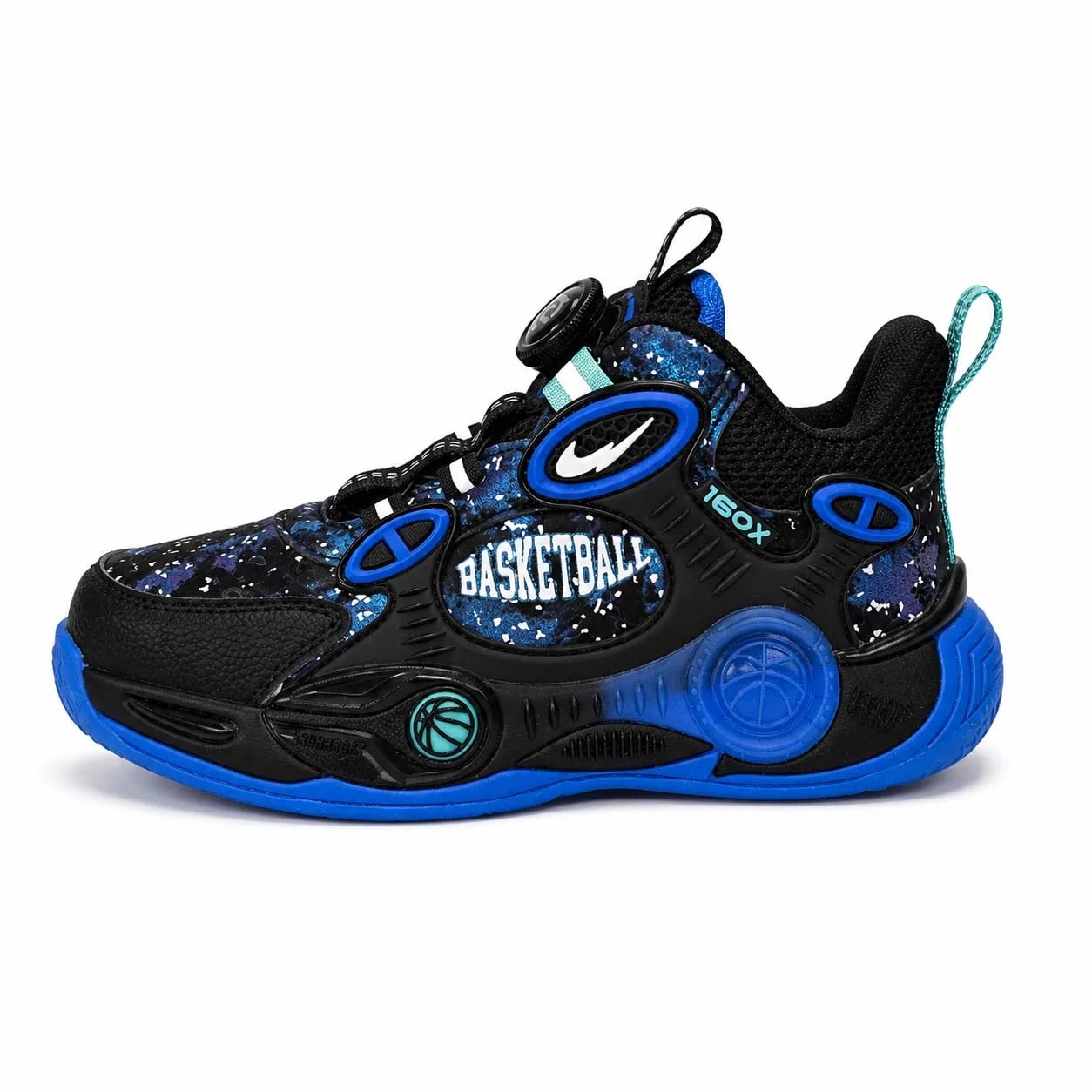 Boys Fashion Boot – Black/Blue