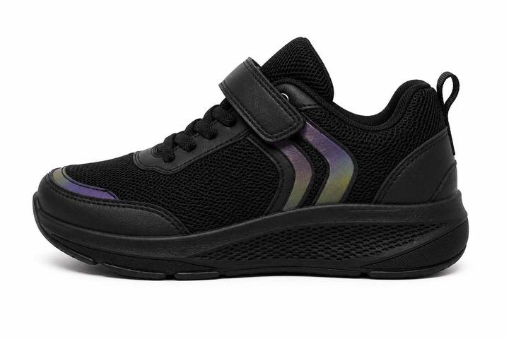 Kids School Shoe – Black & Navy
