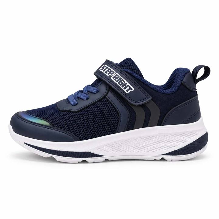 Kids School Shoe – Black & Navy