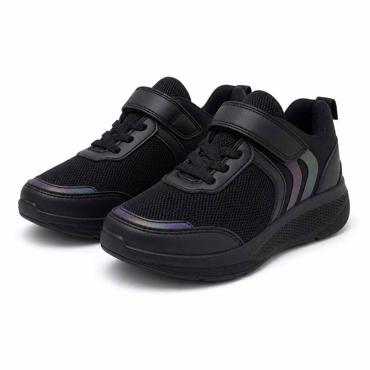 Kids School Shoe – Black & Navy