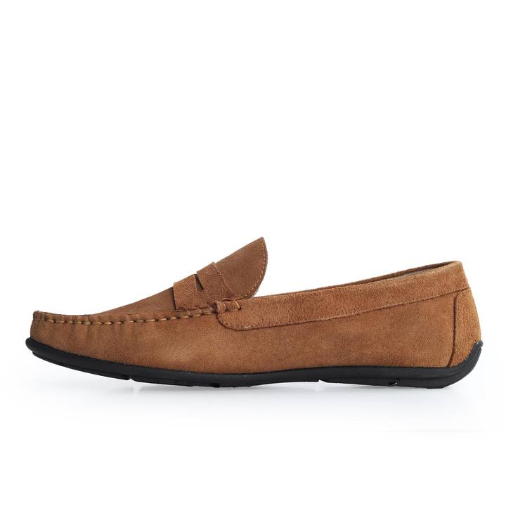 Men's Suede Shoe – Havan / Olive & Havan / Black