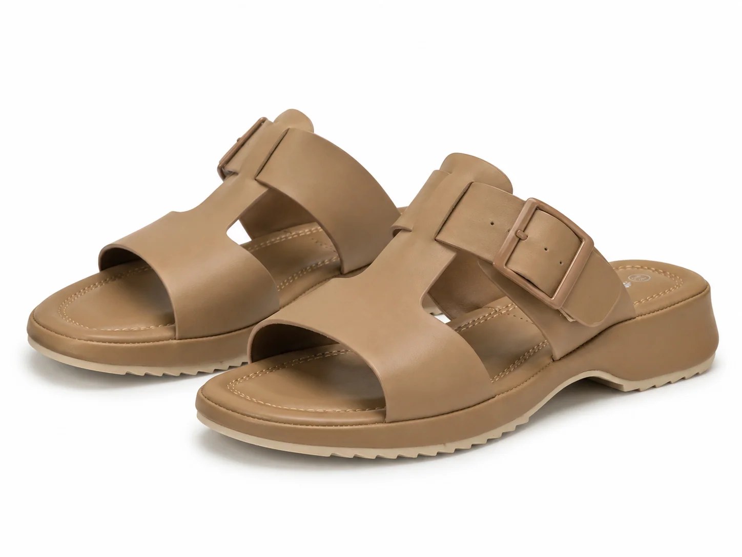 H-Strap Wedge Sandals