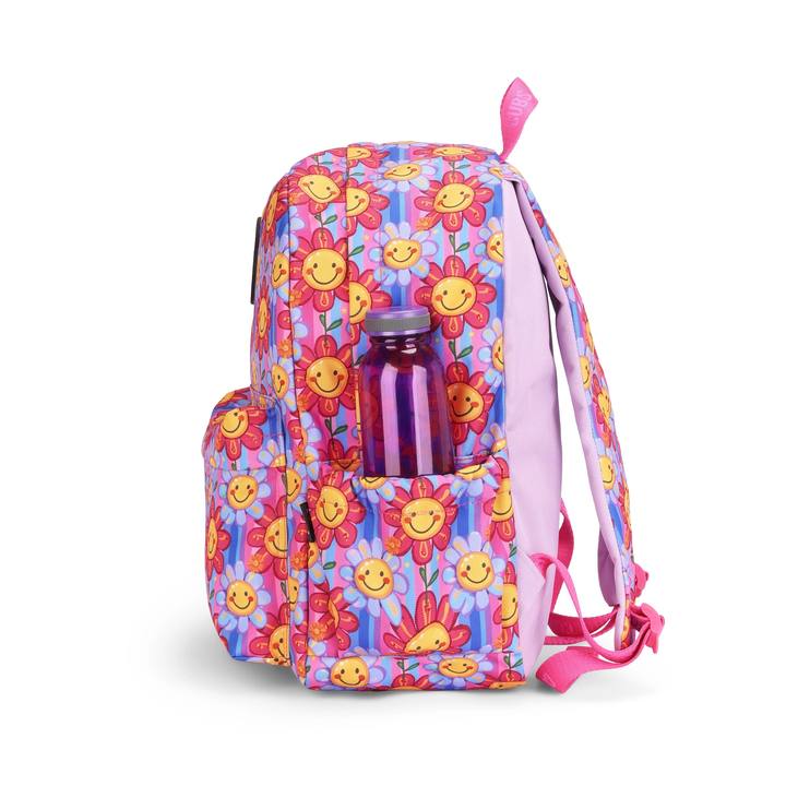 Purple Sunflowers Junior Student BackPack 28L