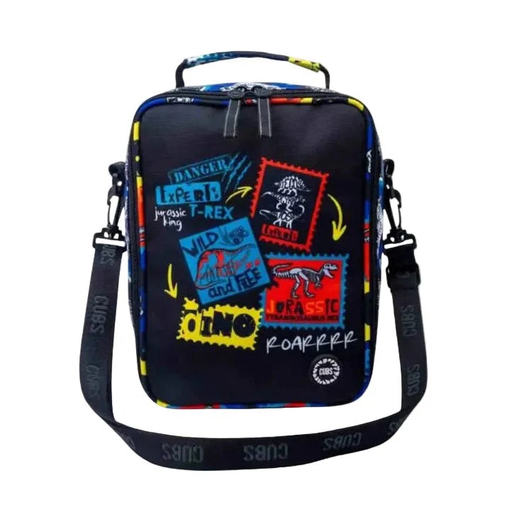 Navy T-Rex Lunch bag Bag1