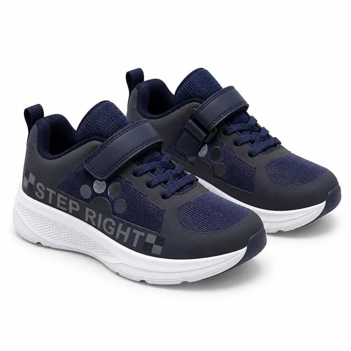 Step Right Kids Sneakers – Navy – Style 4