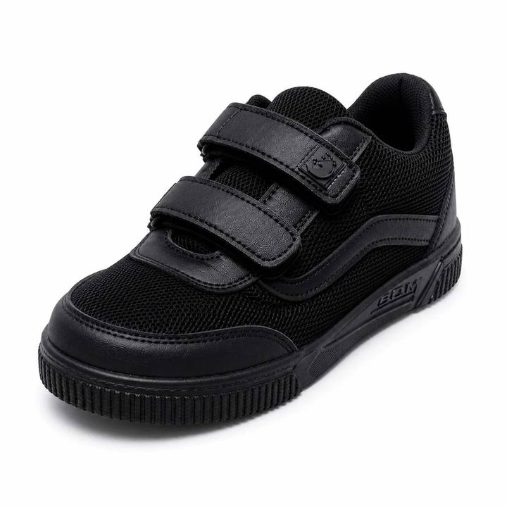 Kids' Casual Sneakers – Black & White – Style 1