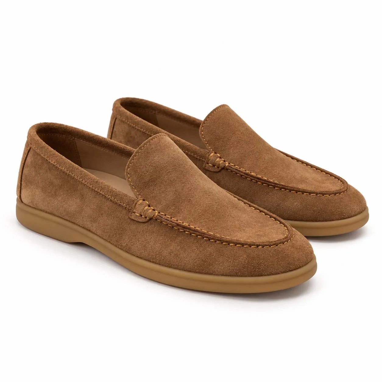 Men's Casual Suede Shoe – Brown, Navy, Olive & Coffee