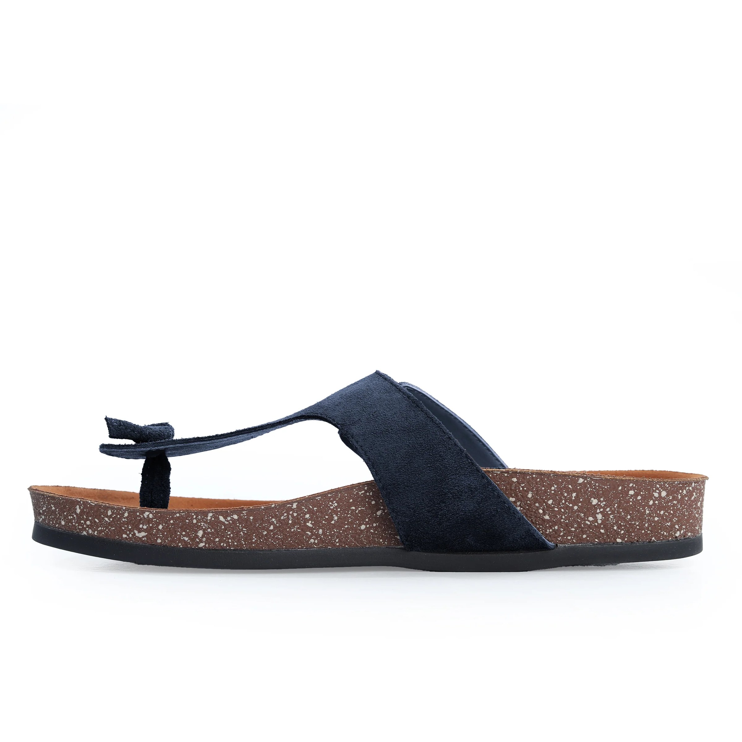 Women's Slide Slipper – Black & Navy
