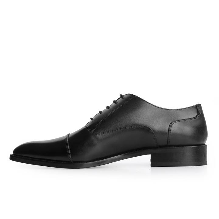 Men's Classic Leather Shoe – Black – Style 4
