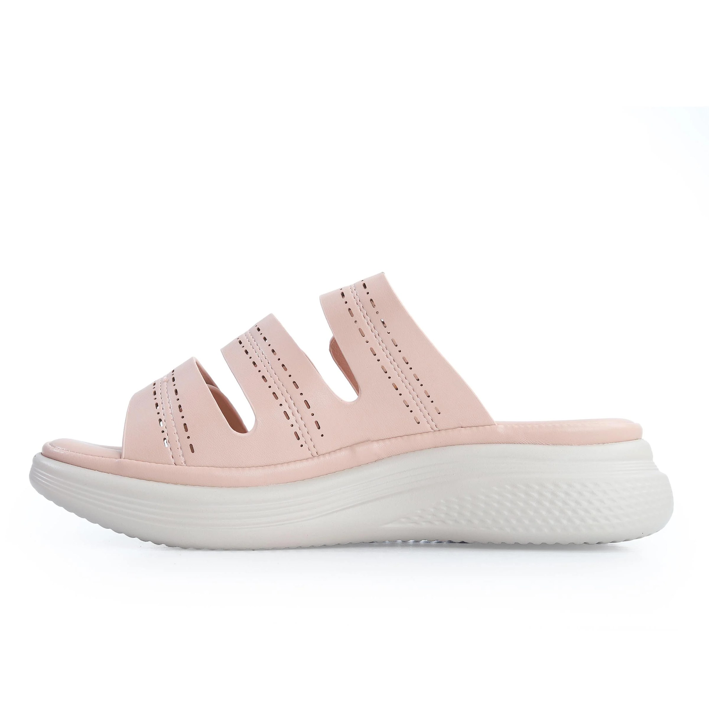 Women's Summer Slipper – Rose, Beige & Black