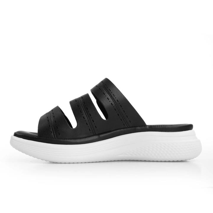 Women's Summer Slipper – Rose, Beige & Black