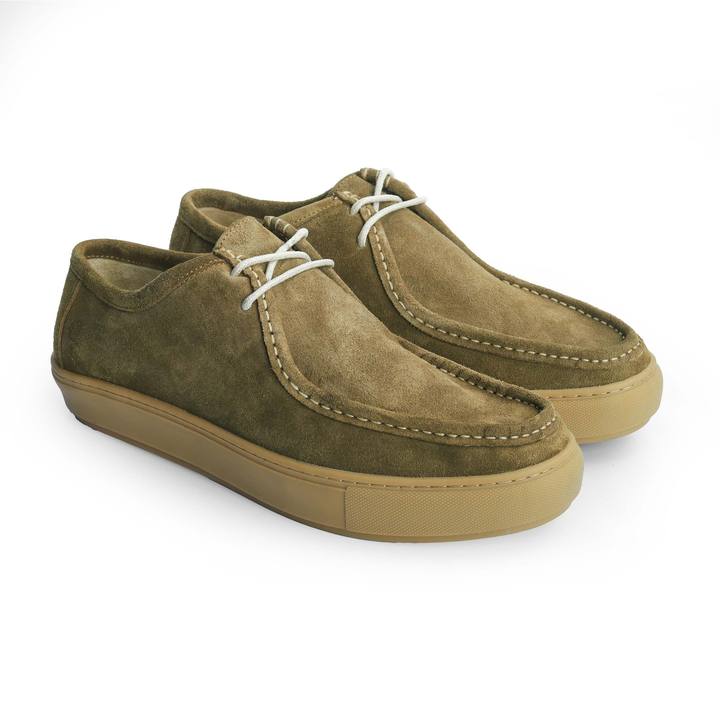 Men's Suede Shoe – Brown, Olive & Coffee