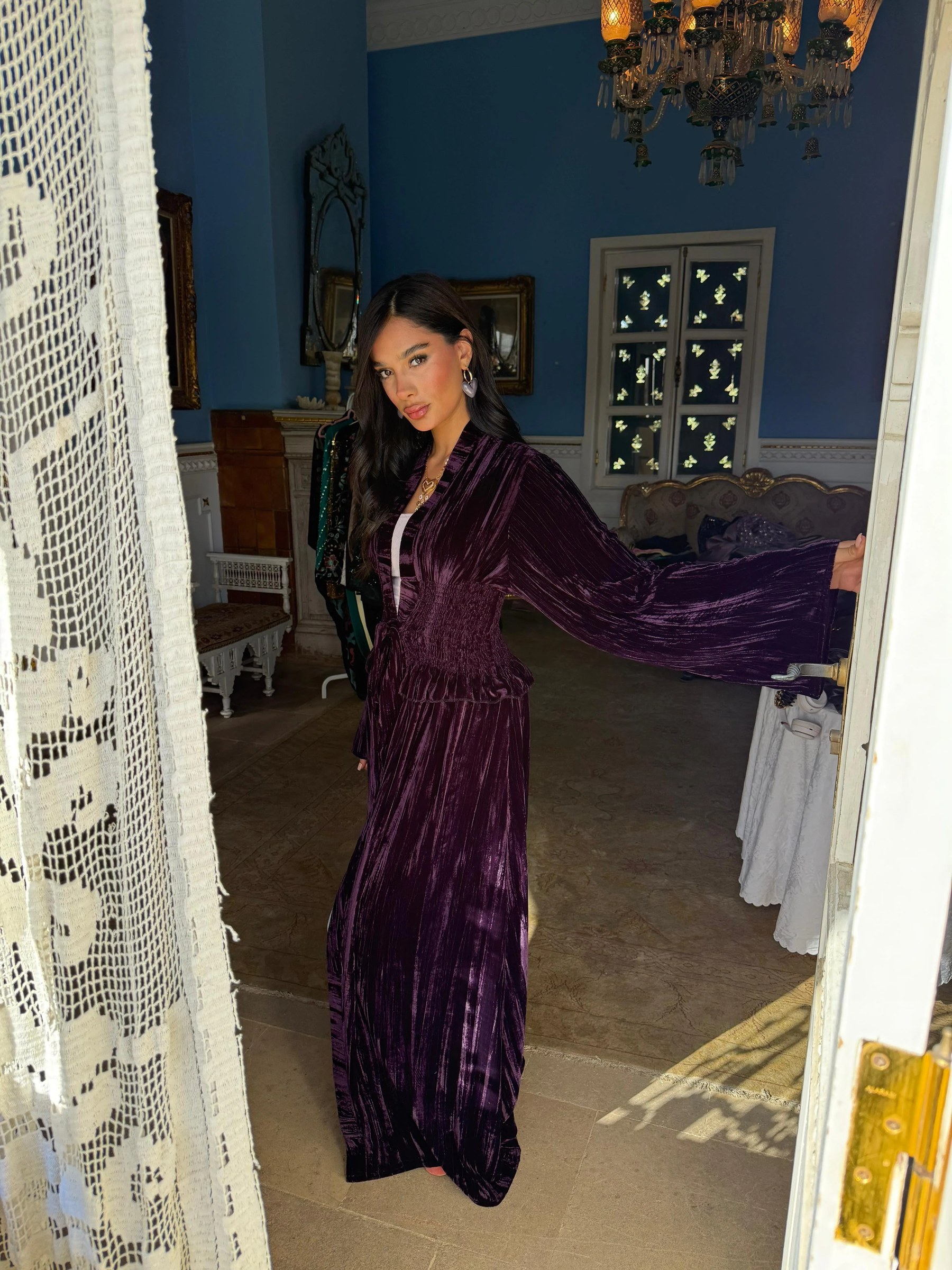 Ruffled up (violet edition)