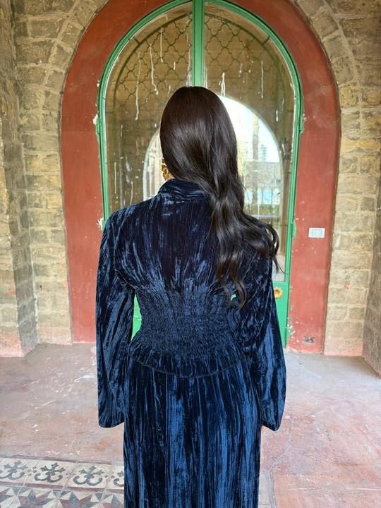 Ruffled up (navy edition)