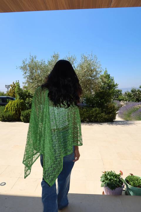 Green apple criss cross top