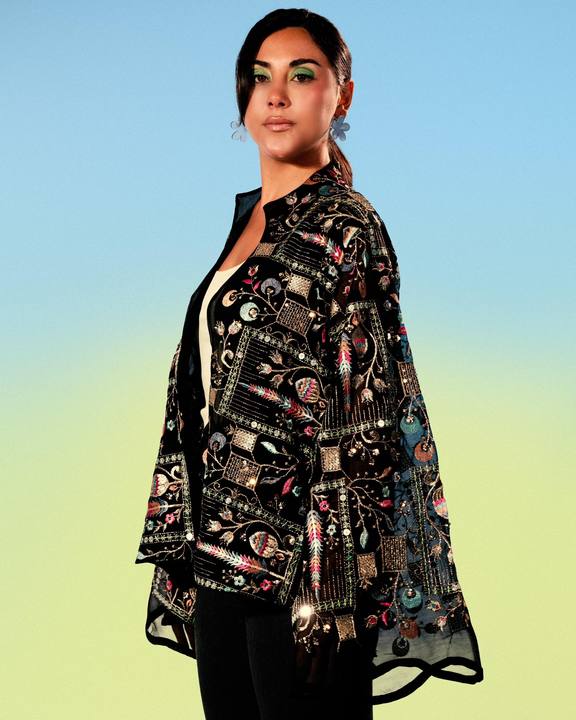 Short Mosaic Jacket