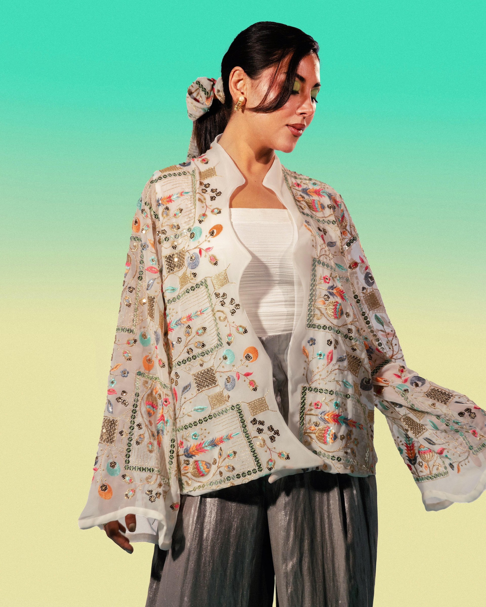 Short Mosaic Jacket
