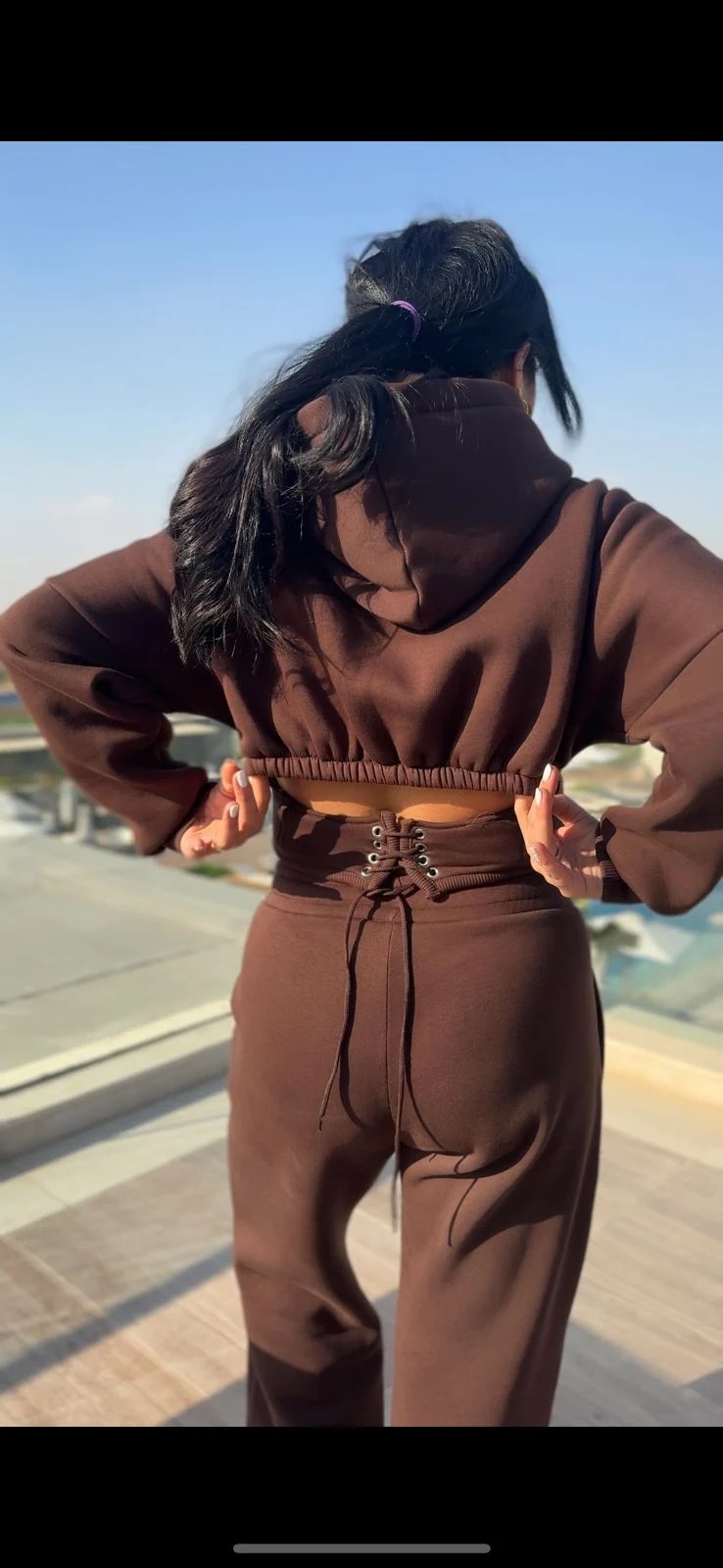 Signiture sweat pants brown