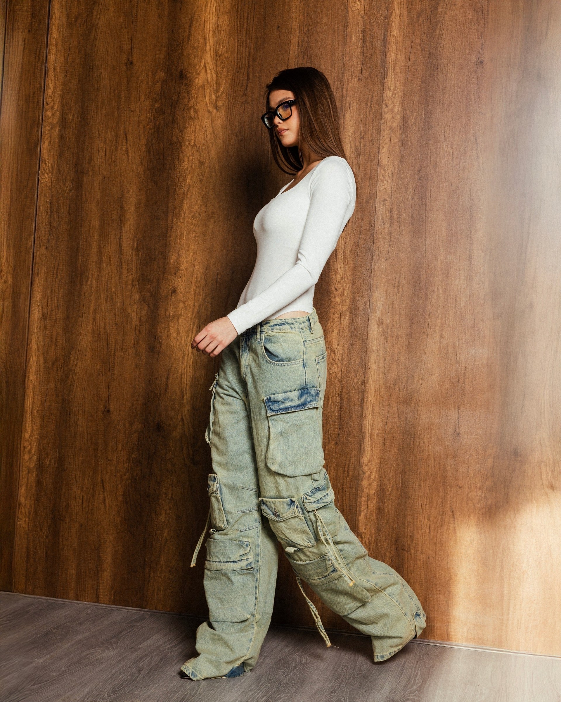 Cityscapes Pants In Dirty Blue