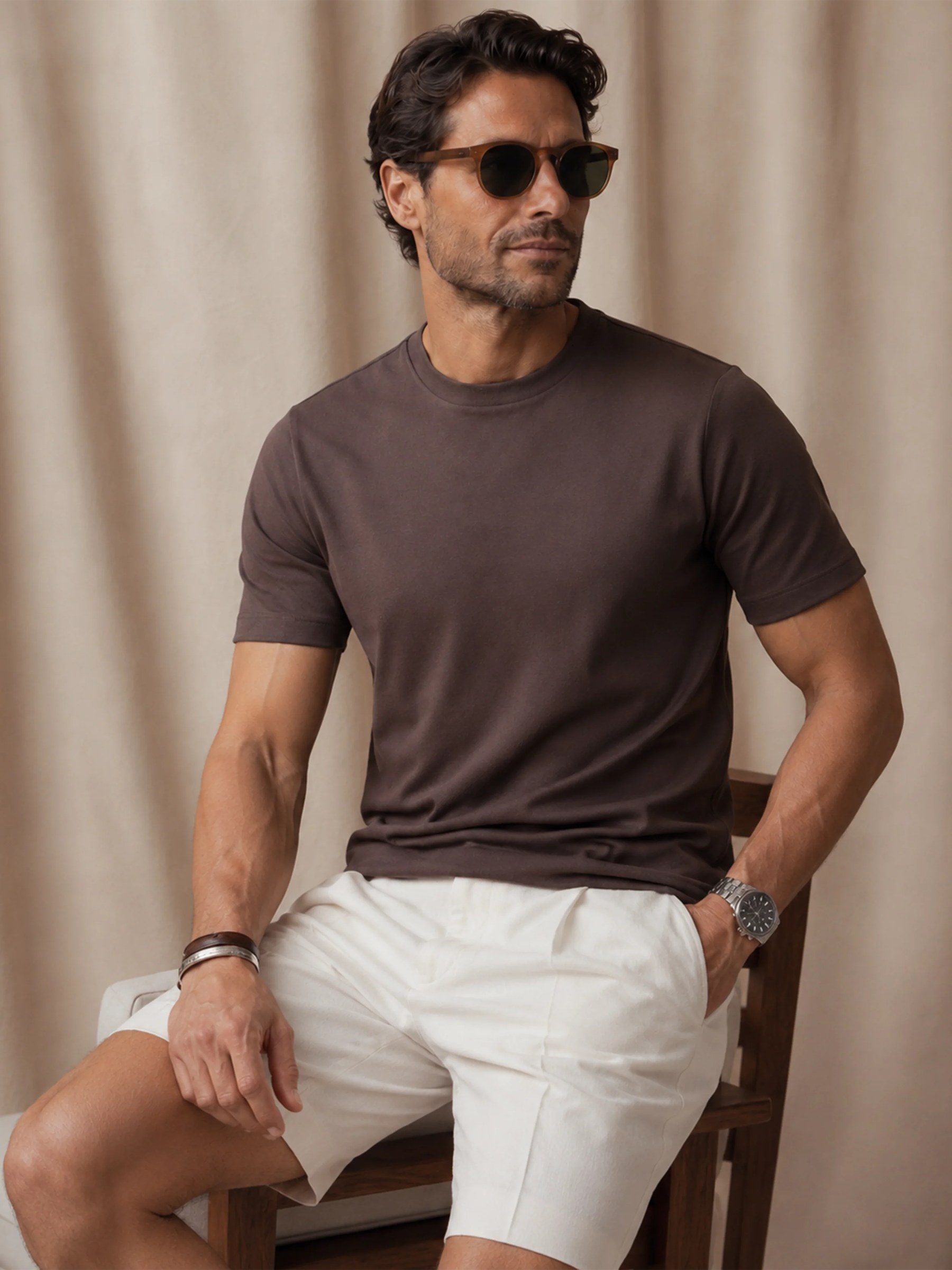 The Classic Brown Tee
