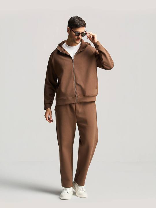 Brown Essential Hooded Suit