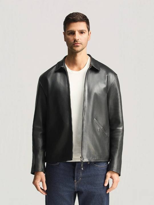 NAPPA LEATHER RELAXED FIT JACKET