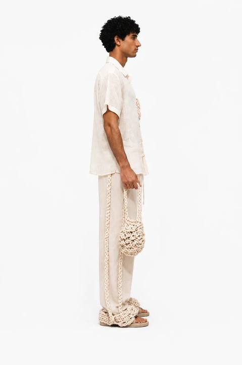 WOVEN POCKET SHIRT