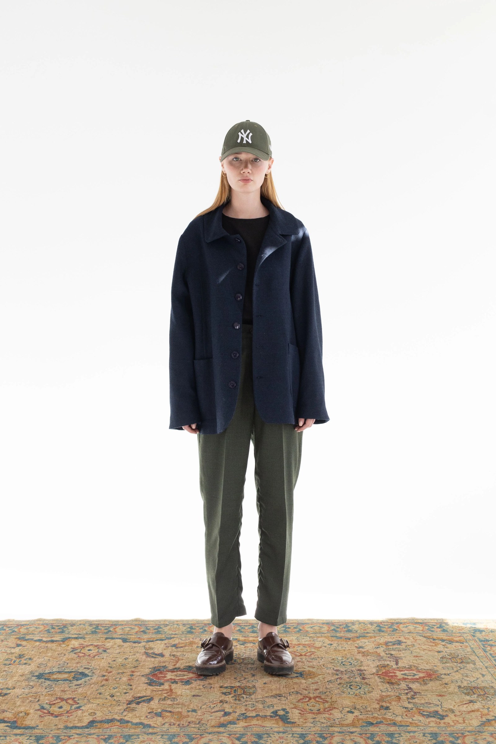 WORKER-STYLE CASHMERE MERINO WOOL JACKET
