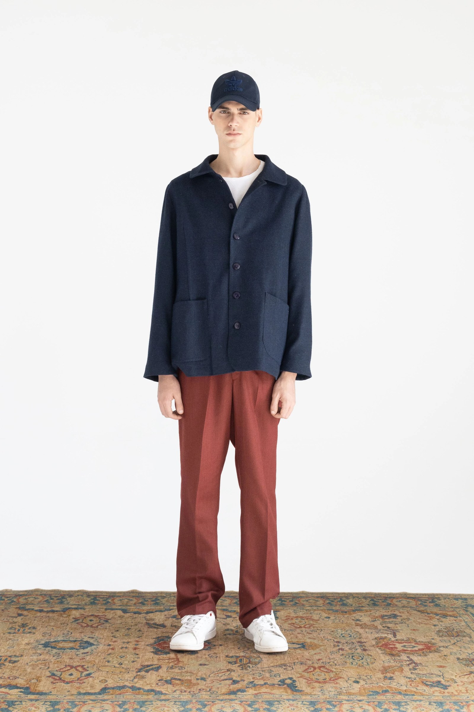WORKER-STYLE CASHMERE MERINO WOOL JACKET
