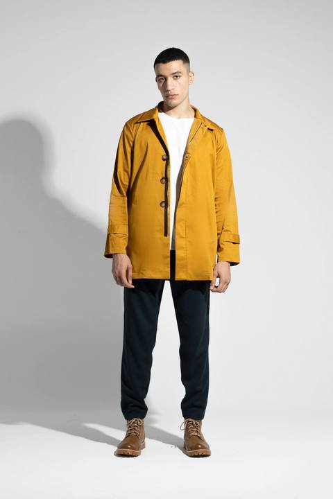 SINGLE-BREASTED COAT