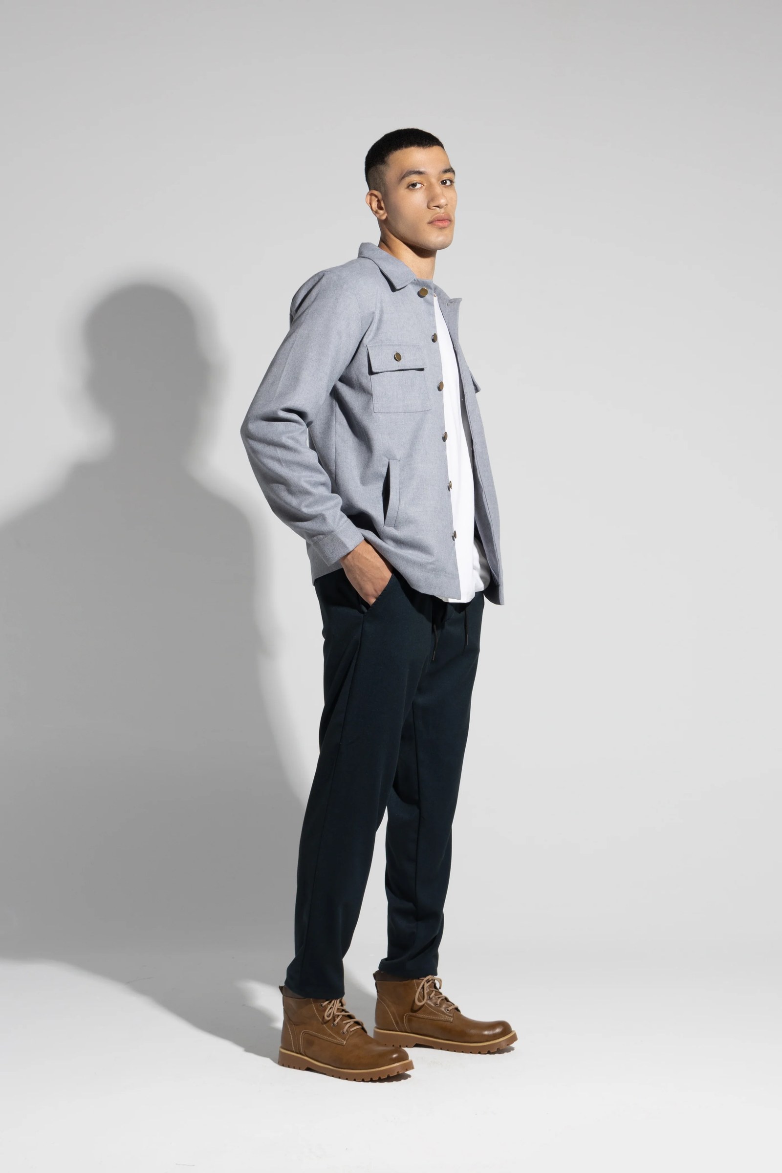 RELAXED-FIT WOOL JACKET