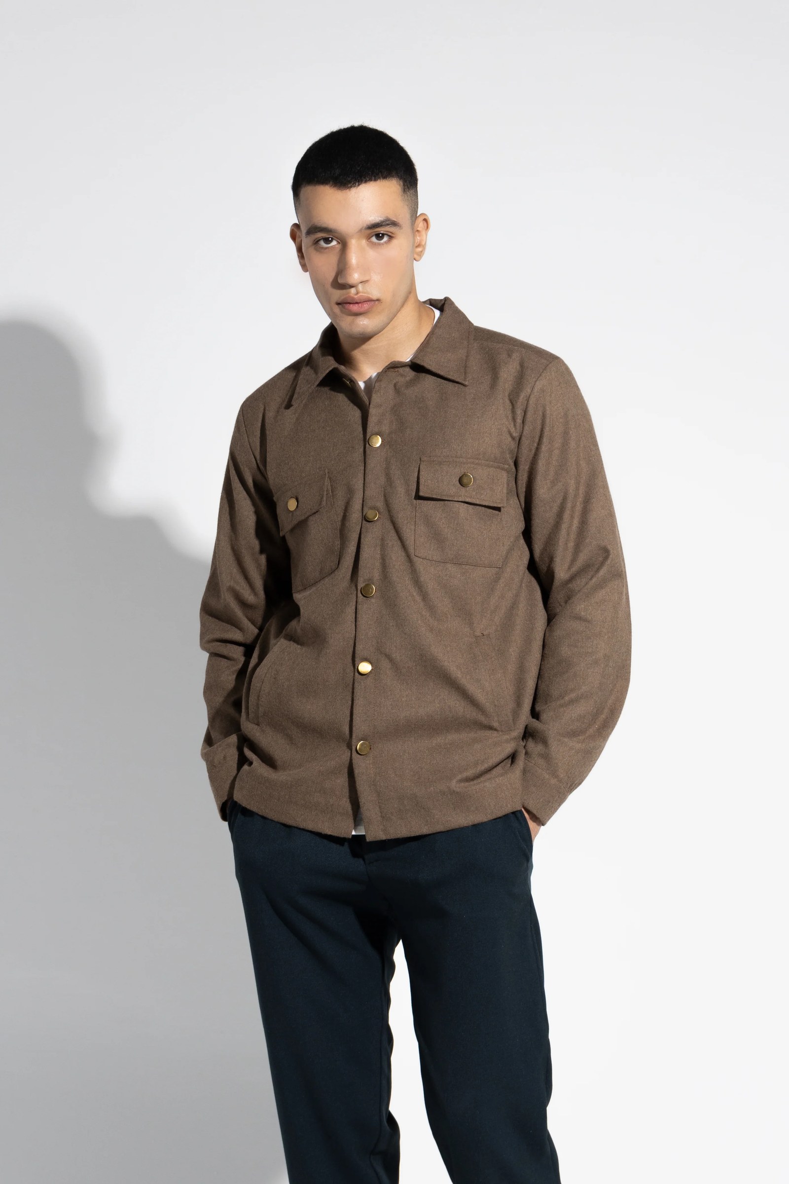 RELAXED-FIT WOOL JACKET