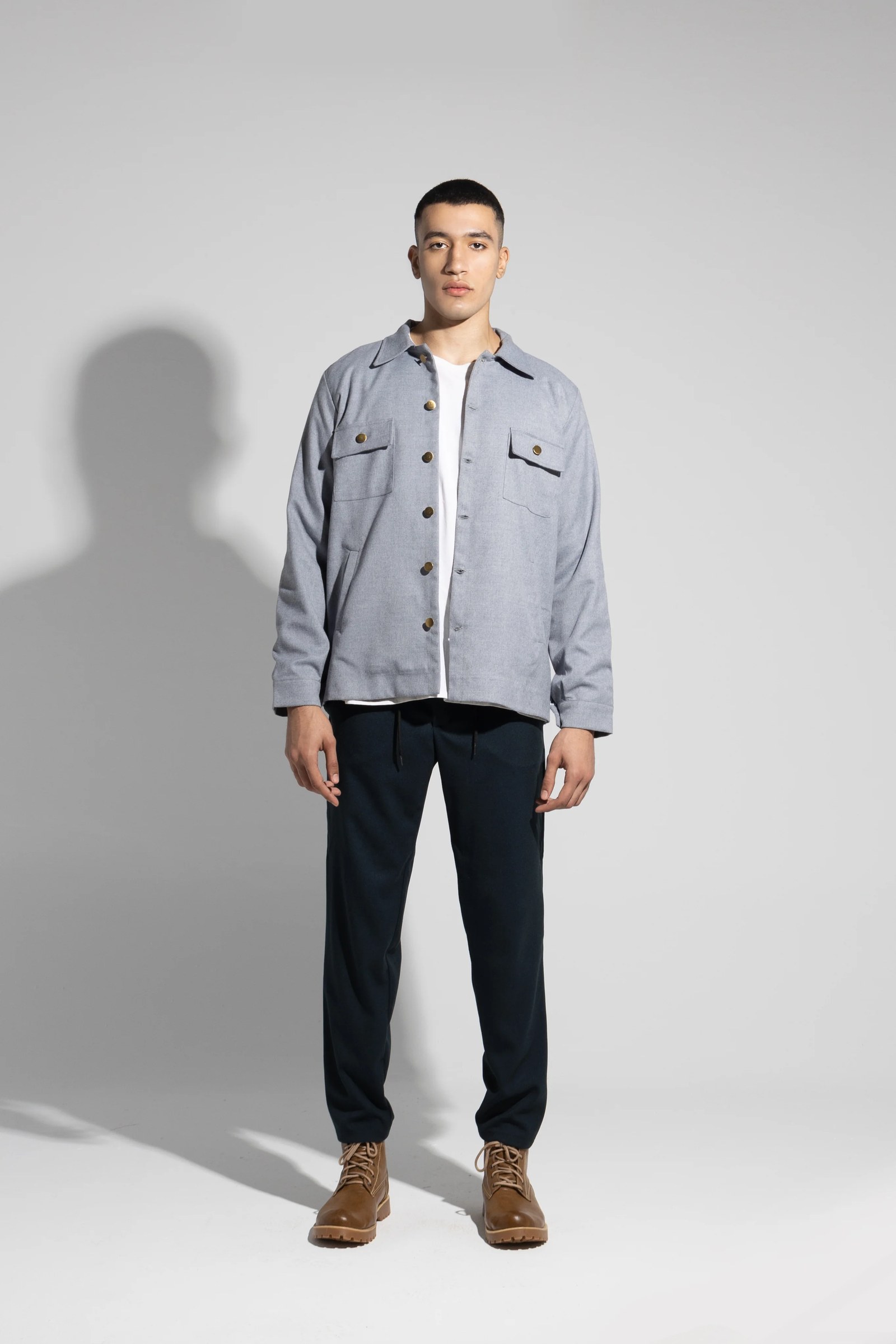 RELAXED-FIT WOOL JACKET