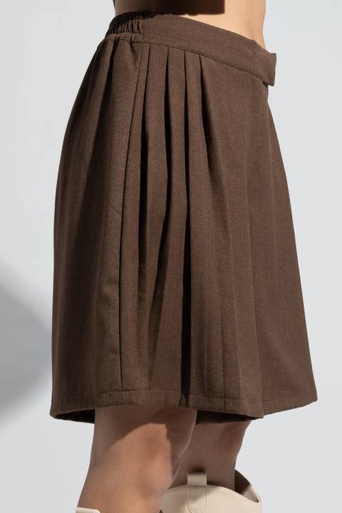 Pleated Shorts