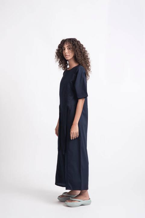 WIDE CROPPED LEG JUMPSUIT