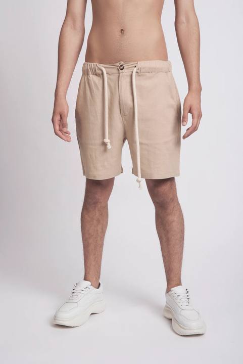 RELAXED LINEN SHORTS