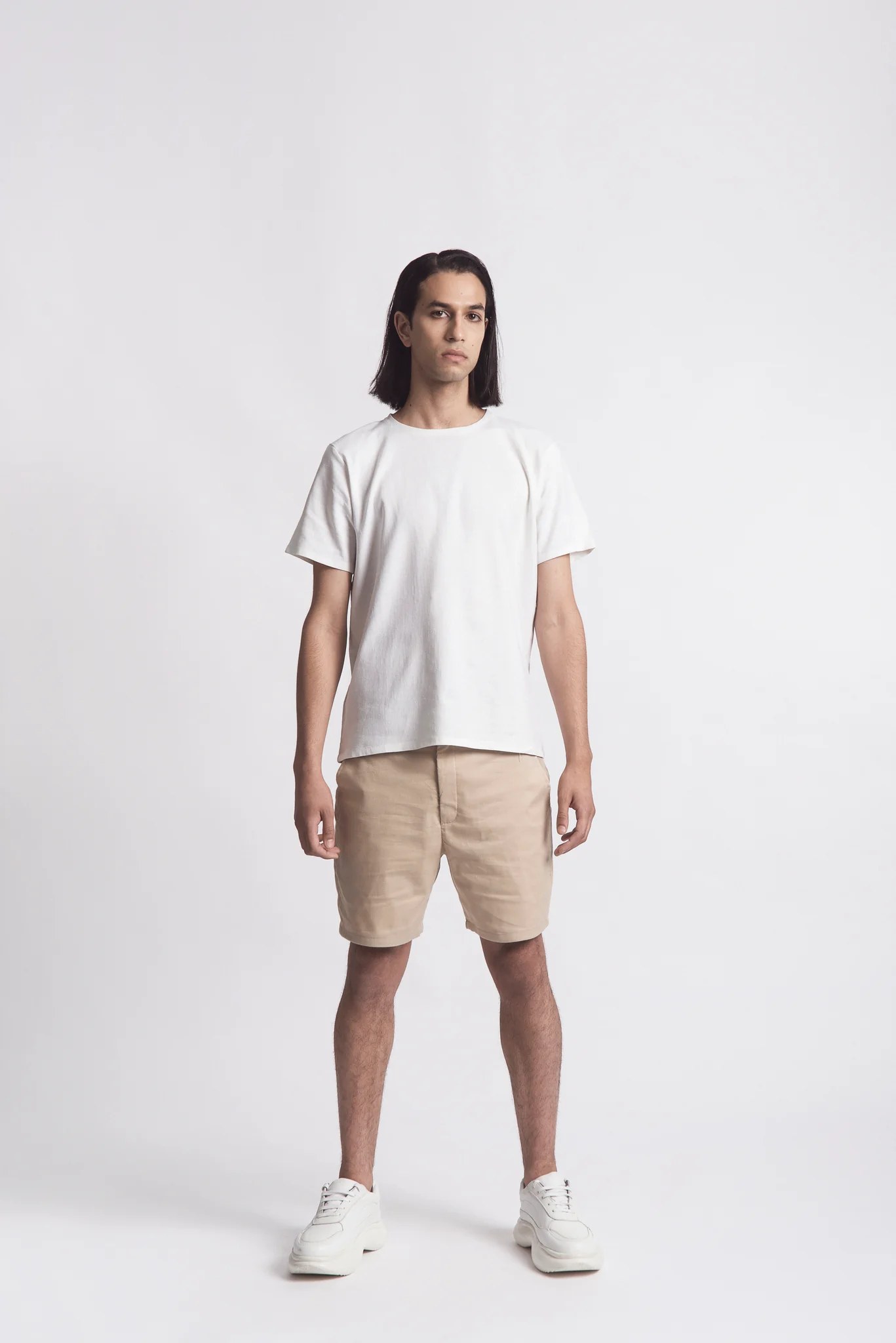 REGULAR-FIT LINEN T-SHIRT