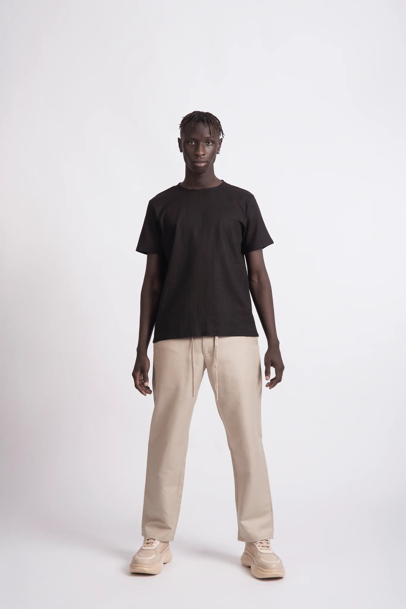 REGULAR-FIT LINEN T-SHIRT