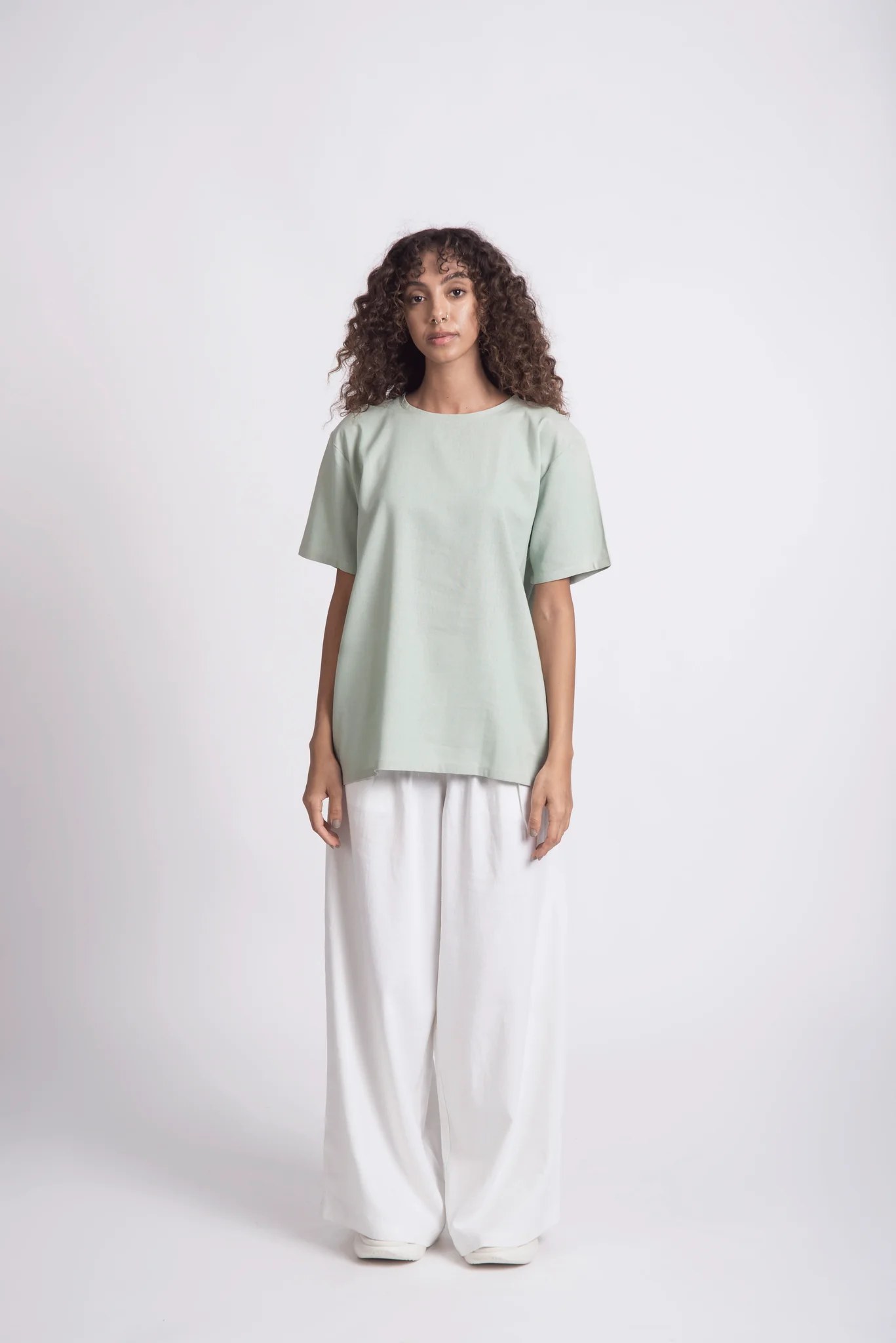 REGULAR-FIT LINEN T-SHIRT