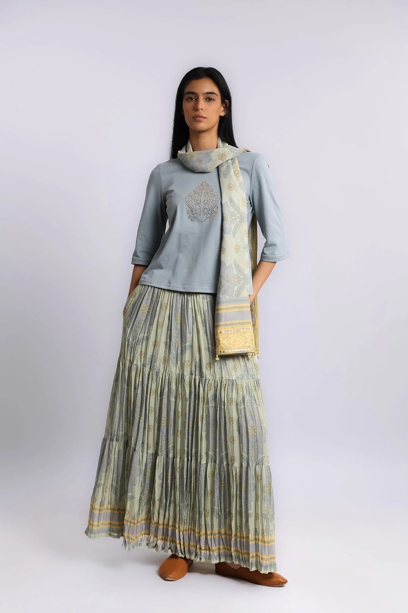 Egyptian cotton jersey top