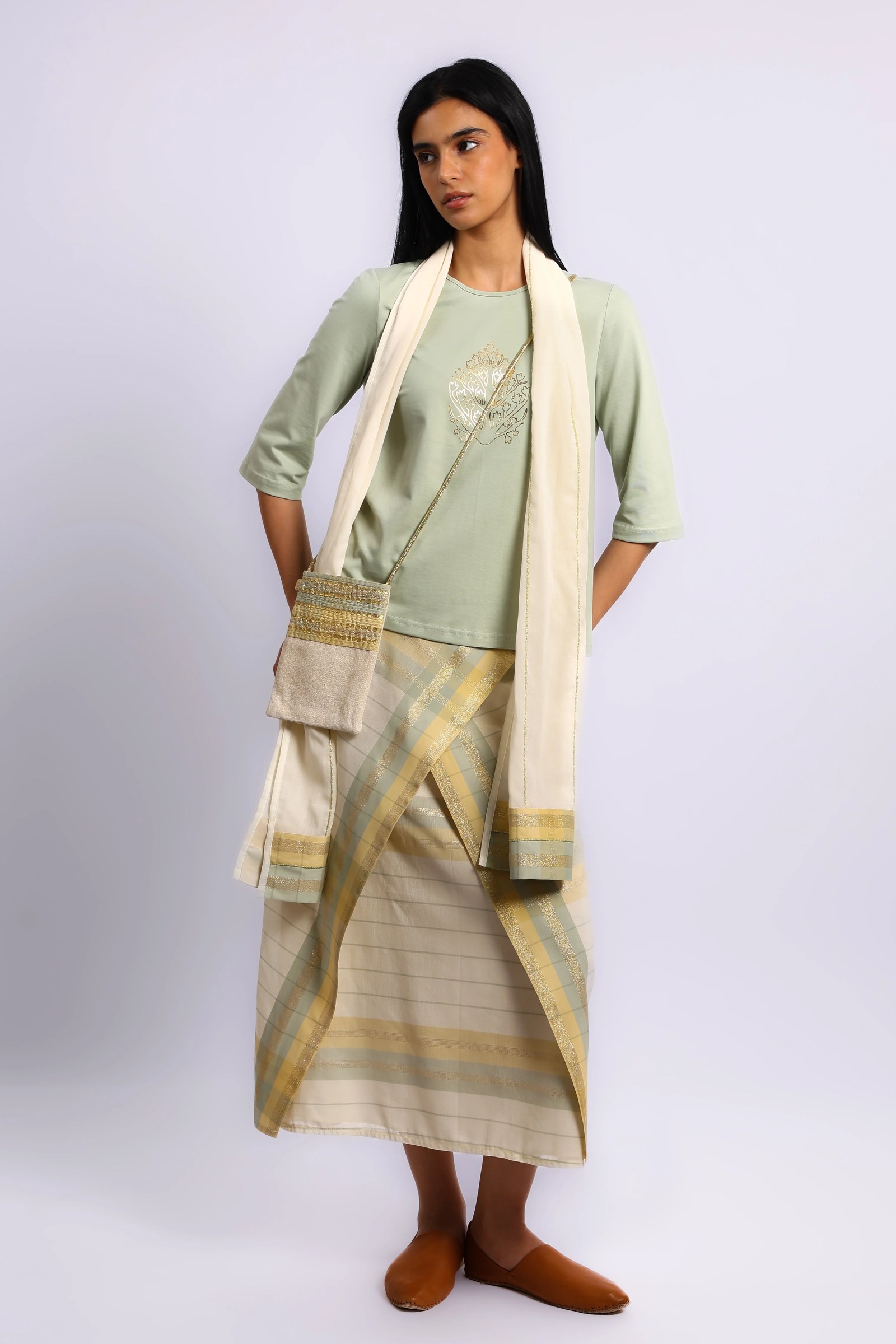 Egyptian cotton jersey top
