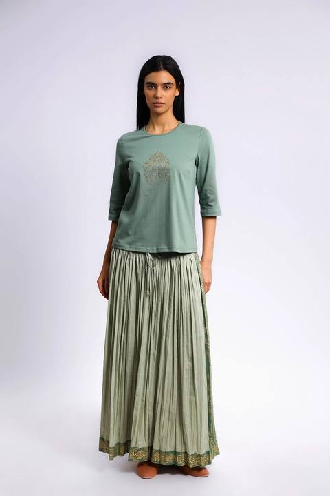 Egyptian cotton jersey top