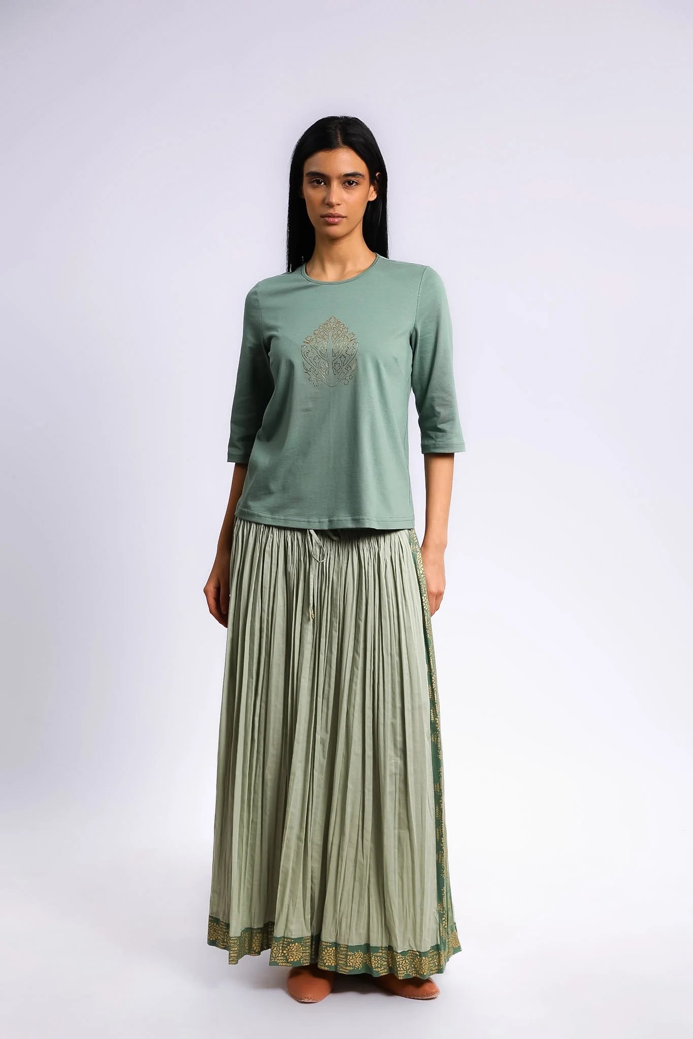 Egyptian cotton jersey top