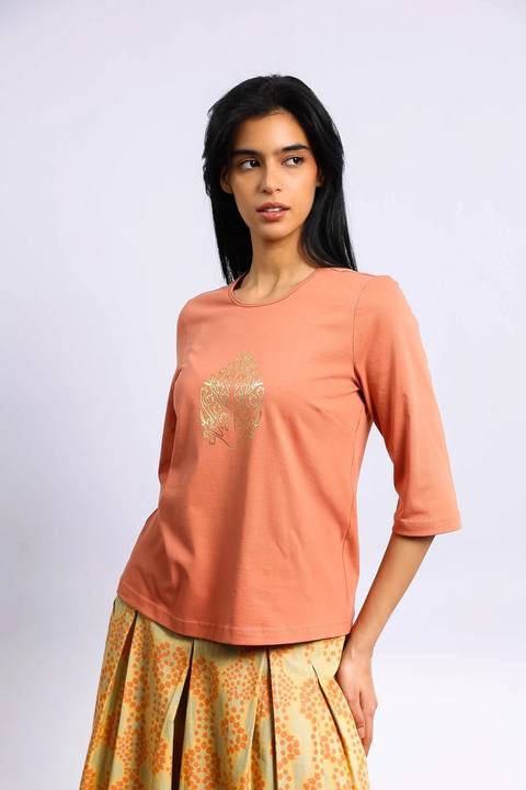 Egyptian cotton jersey top