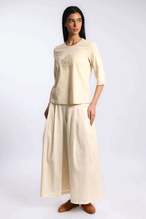 Egyptian cotton jersey top