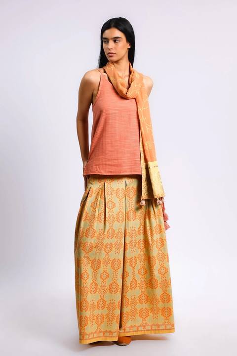 Soft allure top in Egyptian cotton slub